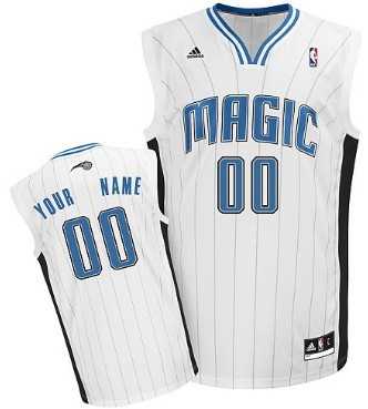 Men & Youth Customized Orlando Magic White Jersey